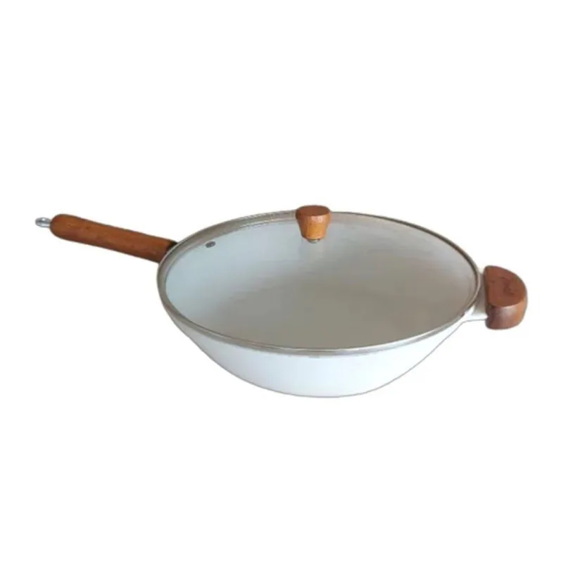 Frigideira Wok Antiaderente Alumínio Marmorizado 28CM Javali