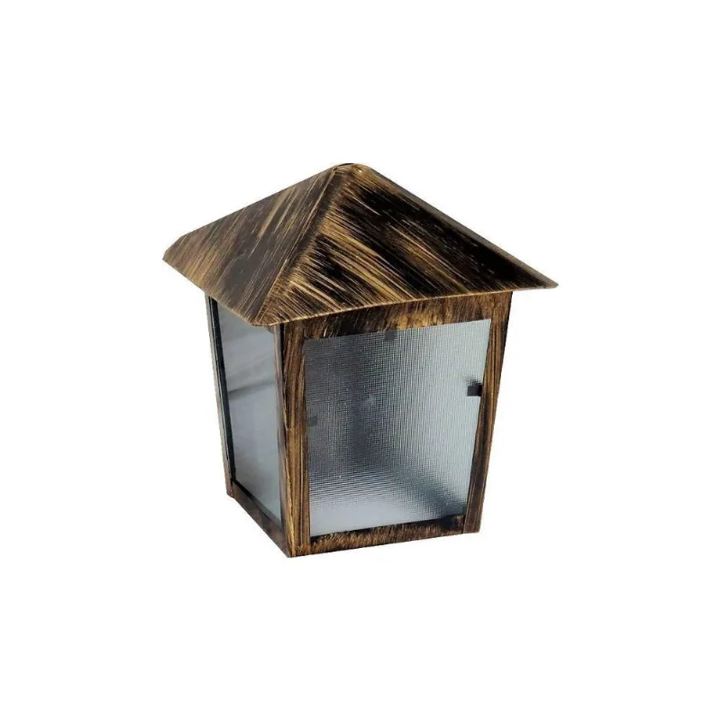 Luminária de Parede Verona Fixação por Furo Central Dourado Ouro Minas 20CM 11CM