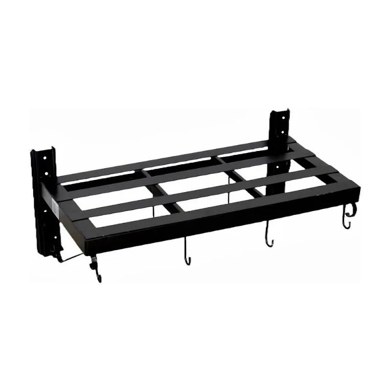 Paneleiro Suporte Para Panelas Aço Carbono N01 Pequeno Preto