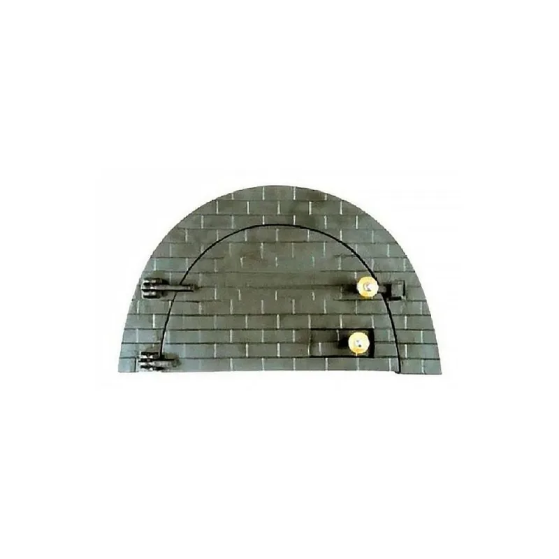 Porta Forno Ferro Fundido P/ Pizza Boquinho 53x32cm