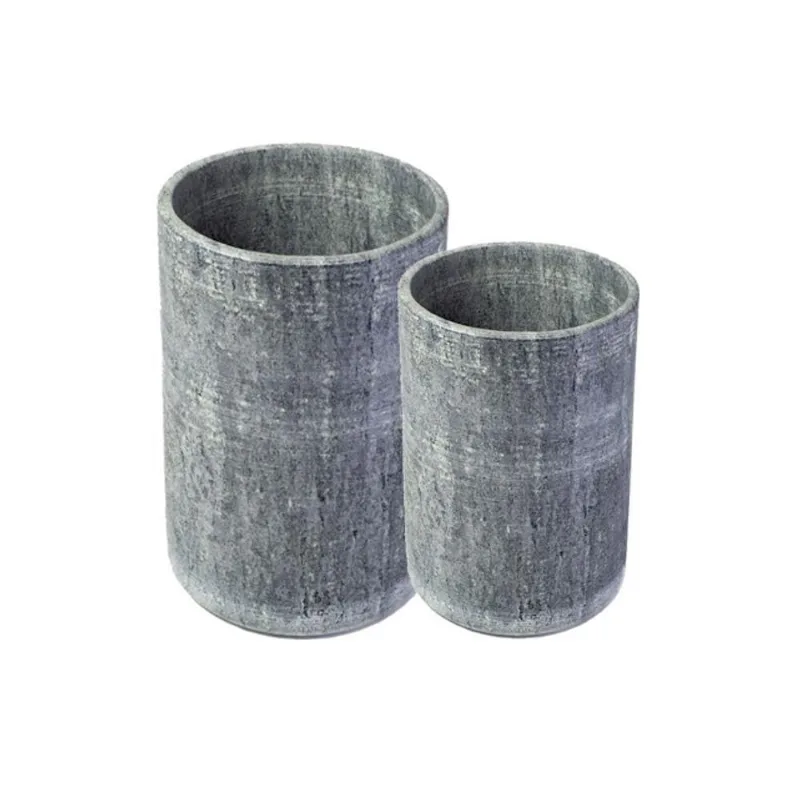 Kit Porta Utensílios Vinho Cerveja Talher Pedra Sabão 2263e2264INDSJ Uso Decorativo Inox Industria - OUTRAS
