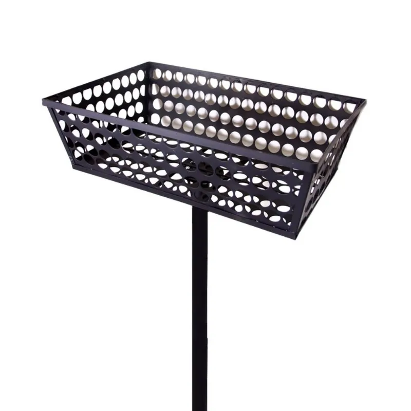 Lixeira Retangular Média Chapa Aço Calçada Rua 70x45x25cm