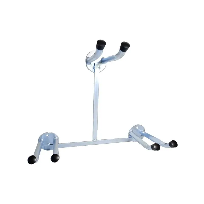 Suporte Vassoura Rodo Organizador Triplo Zincado 40x32x15cm