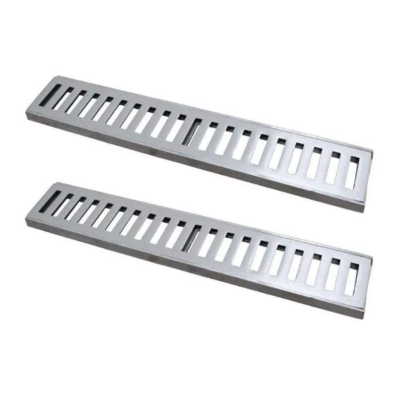 Kit Ralo Grelha Linear Alumínio Fundido Polido 8CM 50CM GDA Industria e Distribuidora de Fundidos