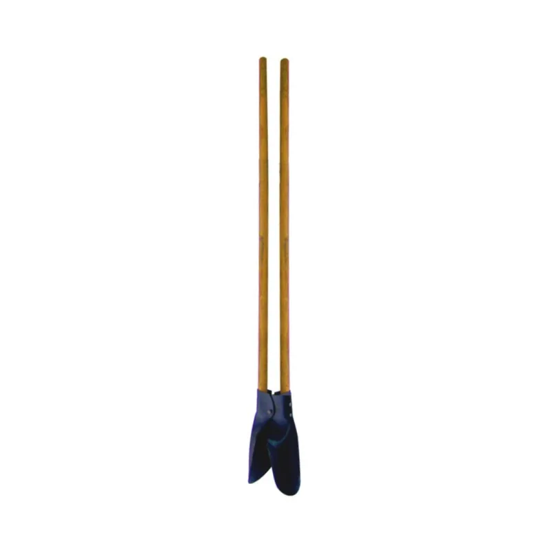 Cavadeira Articulada Boca De Lobo Aço E Cabo Madeira 140cm