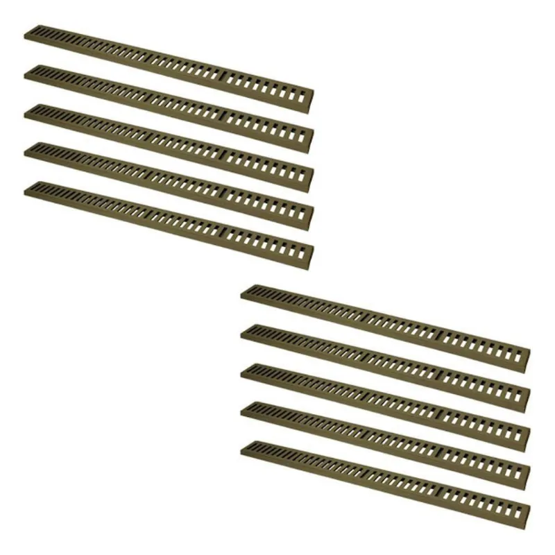 Kit Ralo Grelha Linear 3312X10GDA Captação Águas Pluviais 500Kg Fendi GDA Industria e Distribuidora