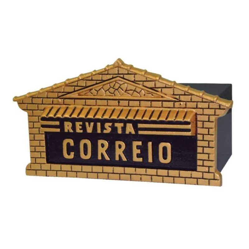 Caixa Correio Para Cartas Atlanta Revista Detras 20x40x15cm