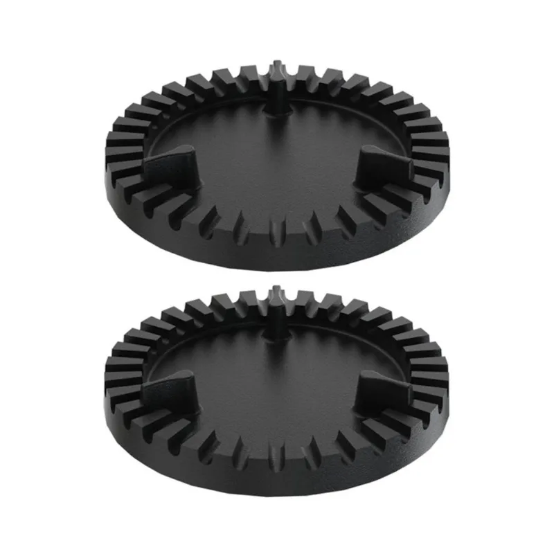 Kit 2 Espalha Chama De Fogão Queimador Duplo Ferro 8,5cm