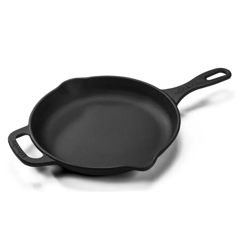 Frigideira CHEF Ferro Fundido sem Revestimento 1L Cabo de Madeira Panela Mineira