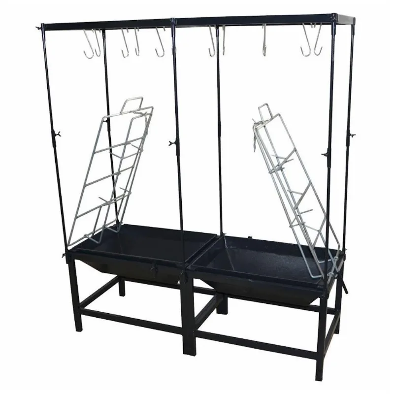 Estação Churrasco LER014OM Lareira a Lenha Aço Carbono Suporte para Costelão Cinza Ouro Minas 125CM