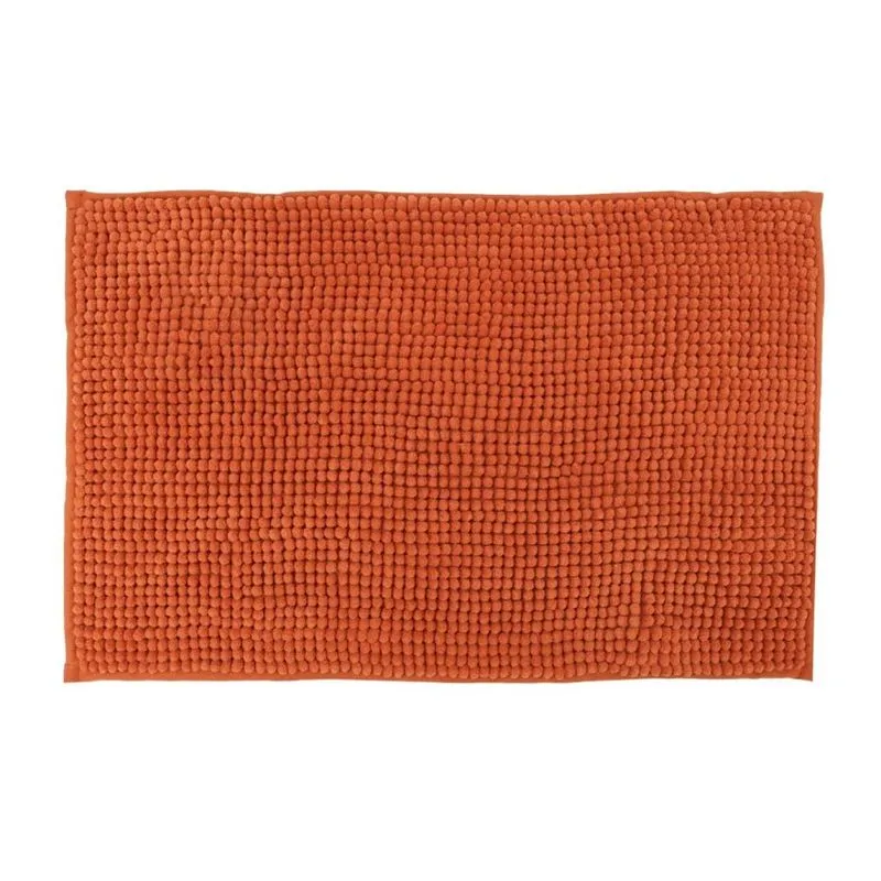 Tapete Para Banheiro Bolinha Antiderrapante Salmão 58x38cm