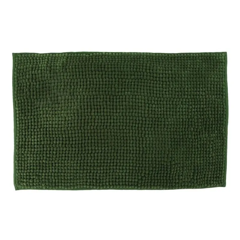 Tapete Para Banheiro Bolinha Antiderrapante Verde 58x38cm