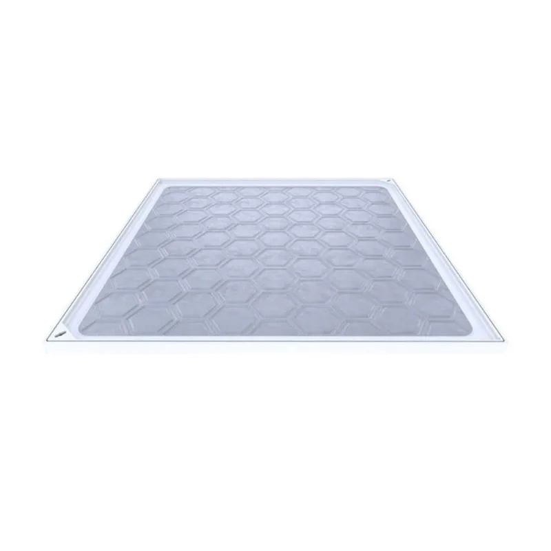 Tampão de Inspeção Simples com Rebaixo 50x50cm Alumínio Fundido Branco