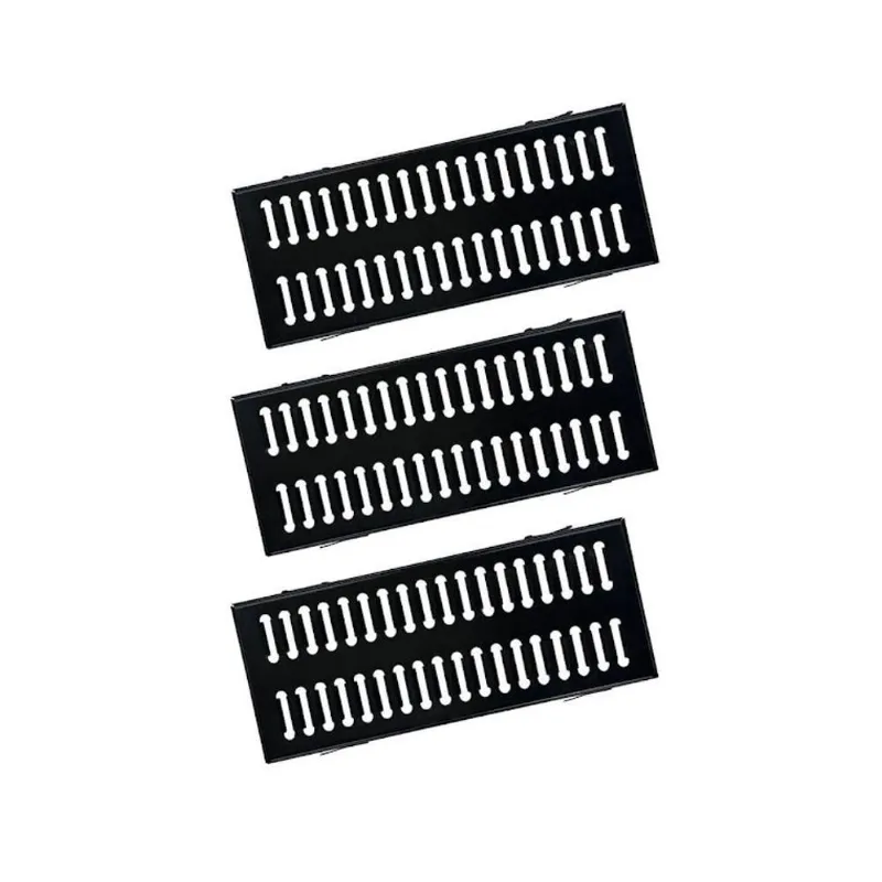 Kit 3 Ralo Grelha com Caixilho Aço Galvanizado Escoamento Eficiente Resistente Preto Ouro Minas 20CM