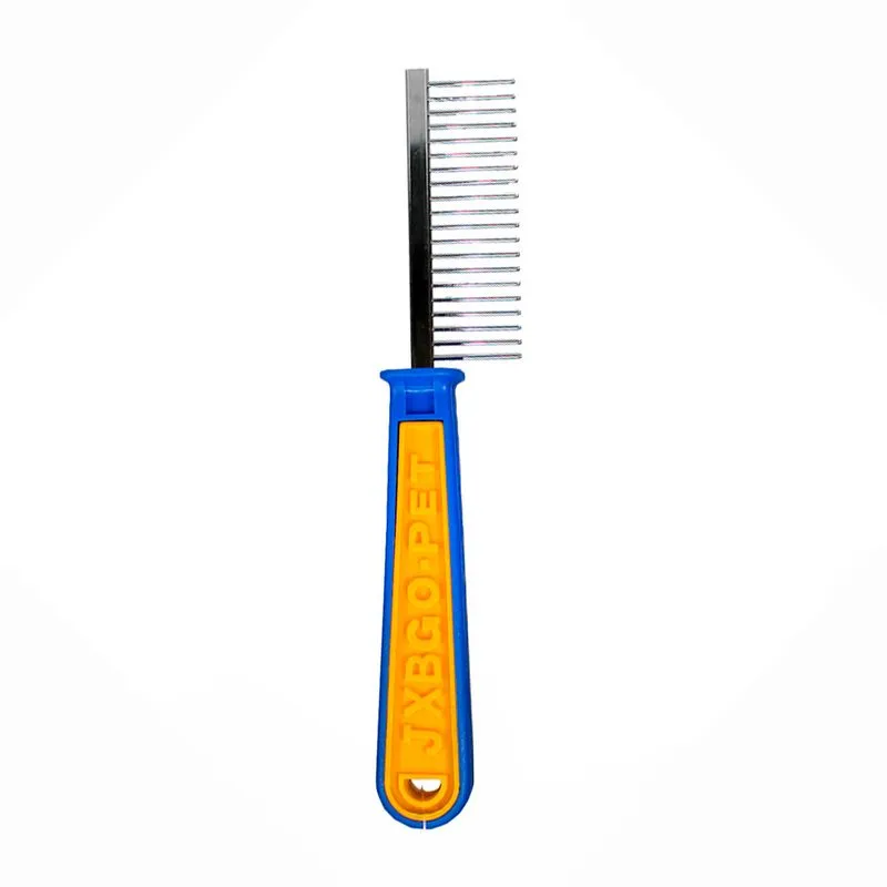 Pente Para Cães E Gatos Cabo De Plástico Savana Pet Com 20 Dentes