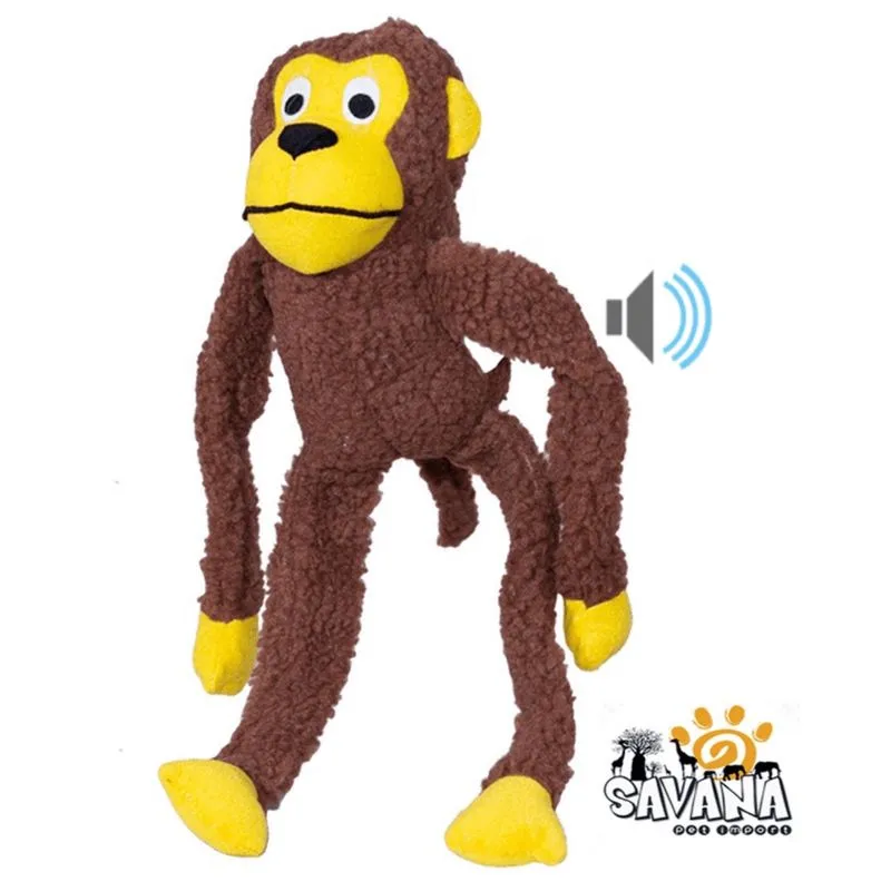 Brinquedo Macaco Pelúcia Savana Pet