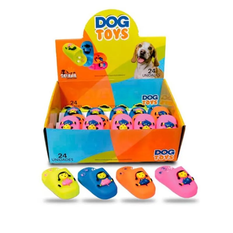 Brinquedo Sapatinho Savana Pet Cores Sortidas