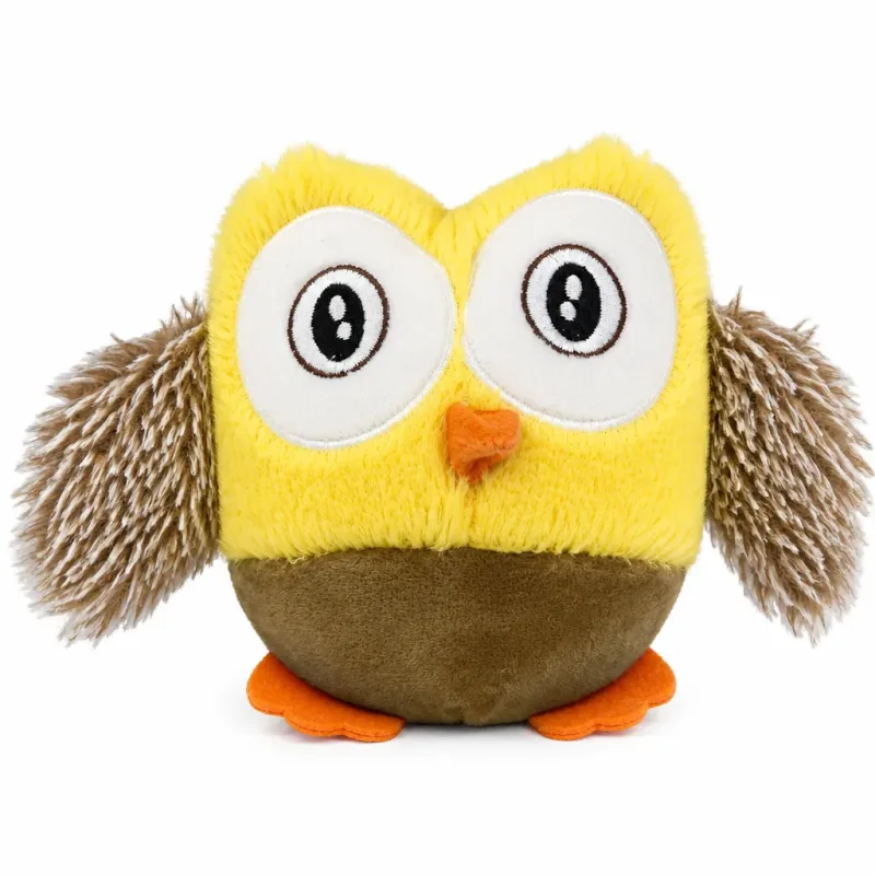 Brinquedo Coruja de Pelúcia Savana Pet para Cães