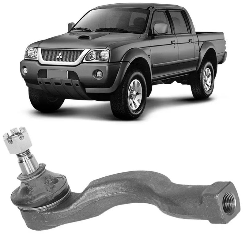 Terminal Direção Mitsubishi L200 2.5 8V 93 a 2008 Interno