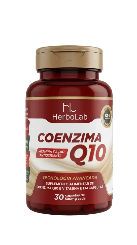 Coezima Q10 30casp Herbolab - Lira Suplementos