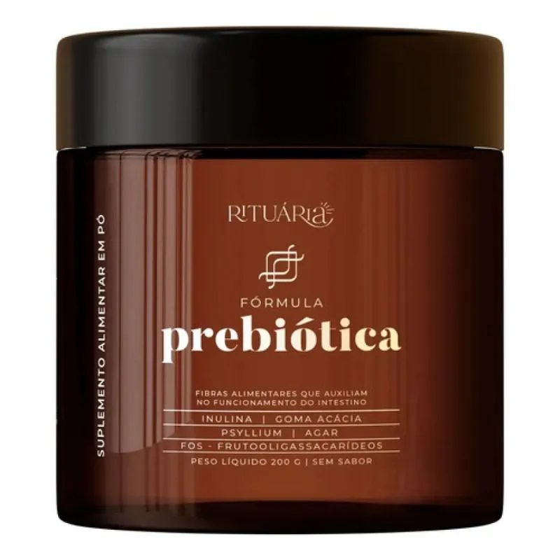Suplemento Fórmula Prebiótica Em Pó Fibras - Rituária - 200g Sem Sabor