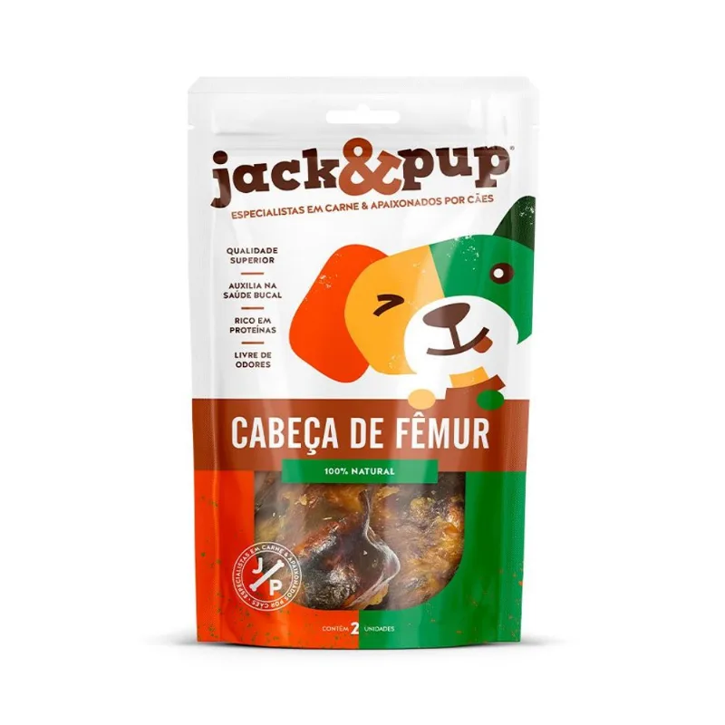 Osso Jack&amp;pup Cabeça De Fêmur Para Cães De Porte Pequeno