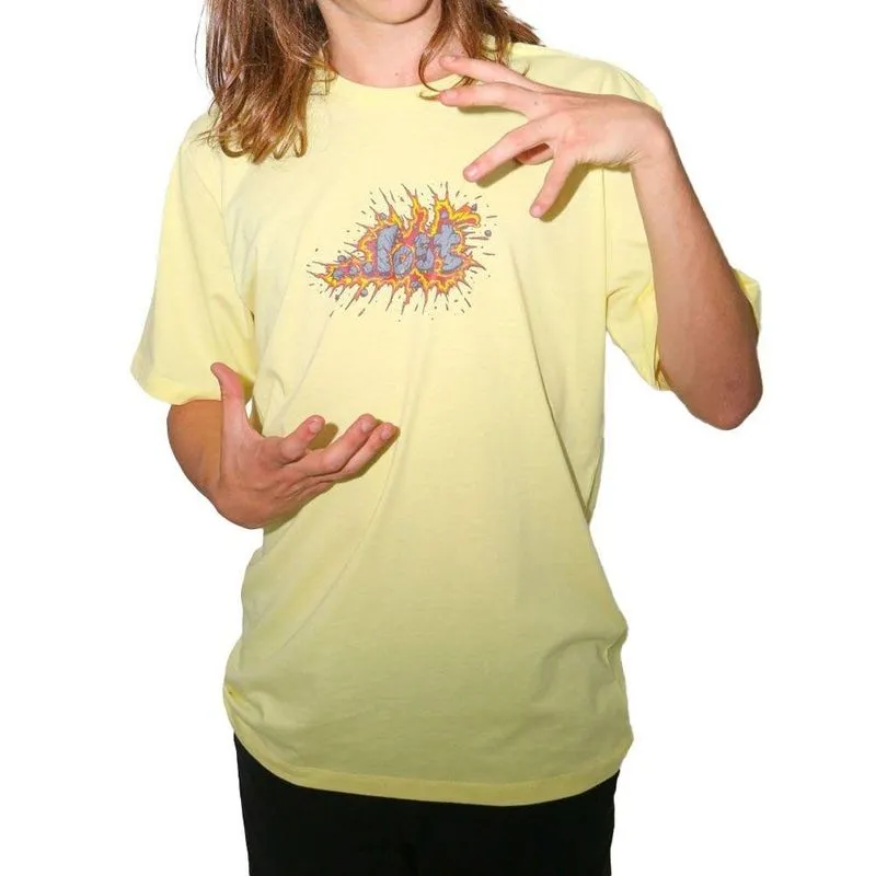 Camiseta Lost Explosion Masculina Amarelo G / amarelo