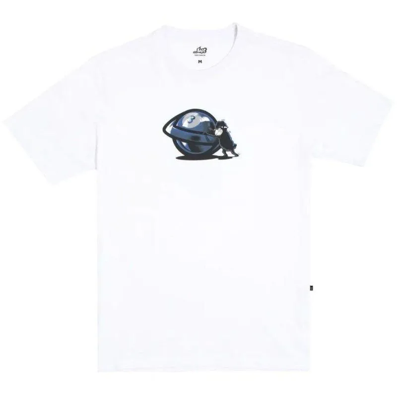 Camiseta Lost Sheep 8Ball Masculina Branco P / branco