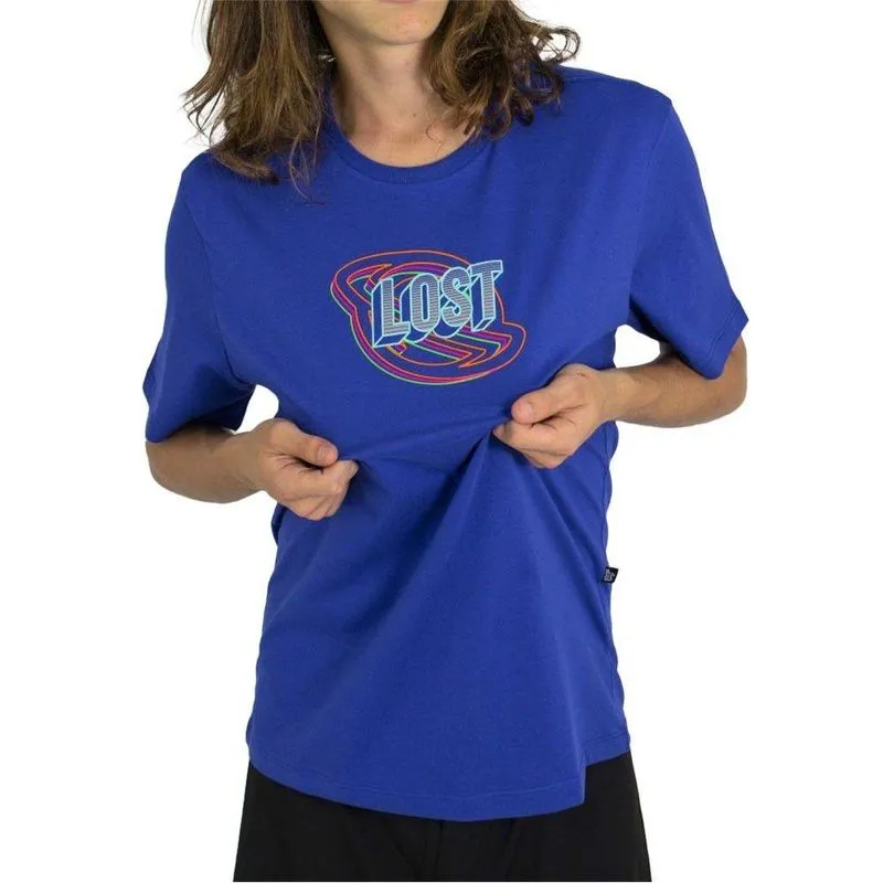 Camiseta Lost Lost Lasers Masculina Azul P / azul