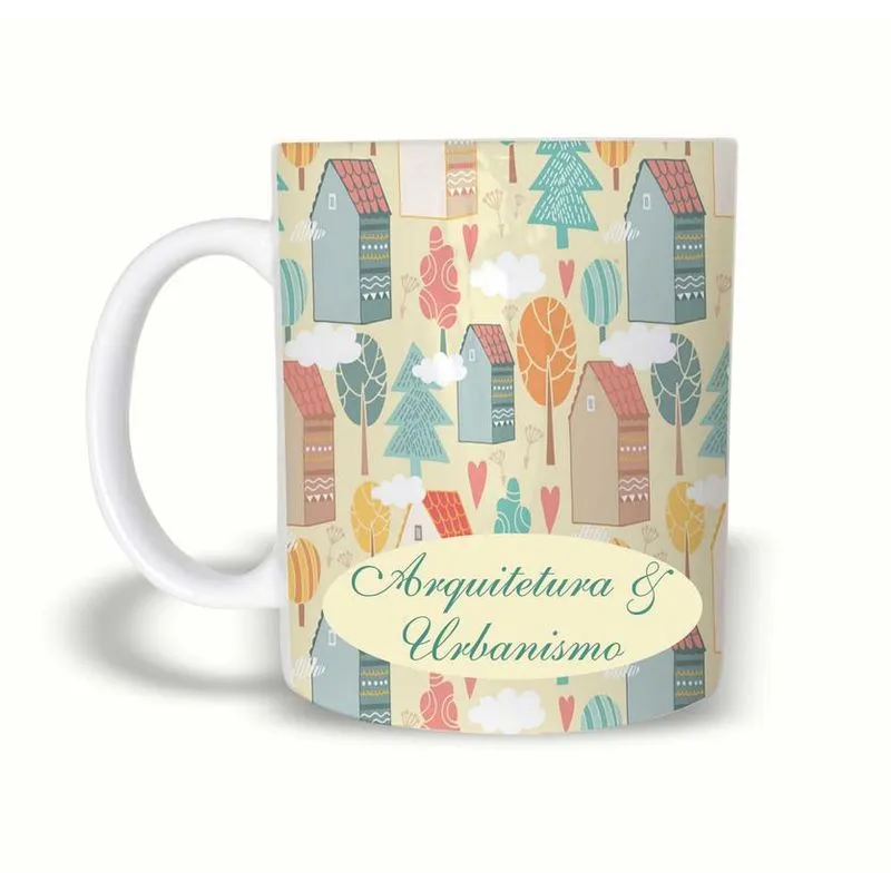 Caneca Graduação Arquitetura 325Ml Polímero