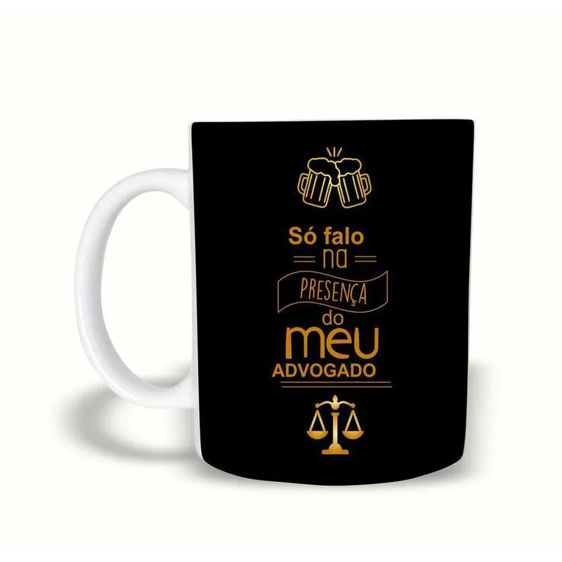 Caneca Graduação Direito 325Ml Polímero