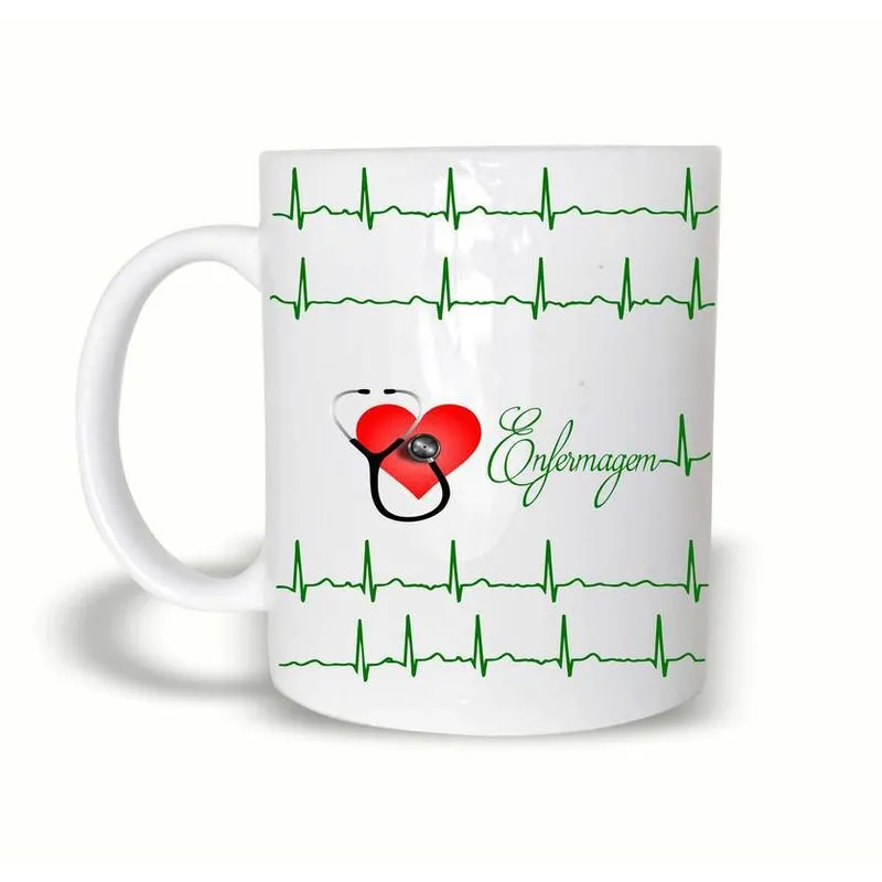 Caneca Graduação Enfermagem 325Ml Polímero