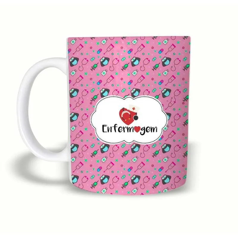 Caneca Graduação Enfermagem 325Ml Polímero