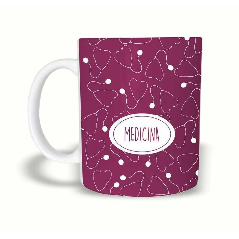 Caneca Graduação Medicina 325ml Polímero