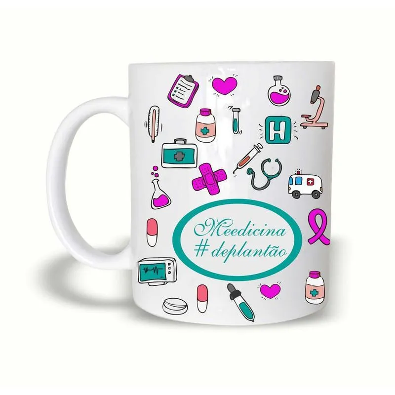 Caneca Graduação Medicina 325Ml Polímero