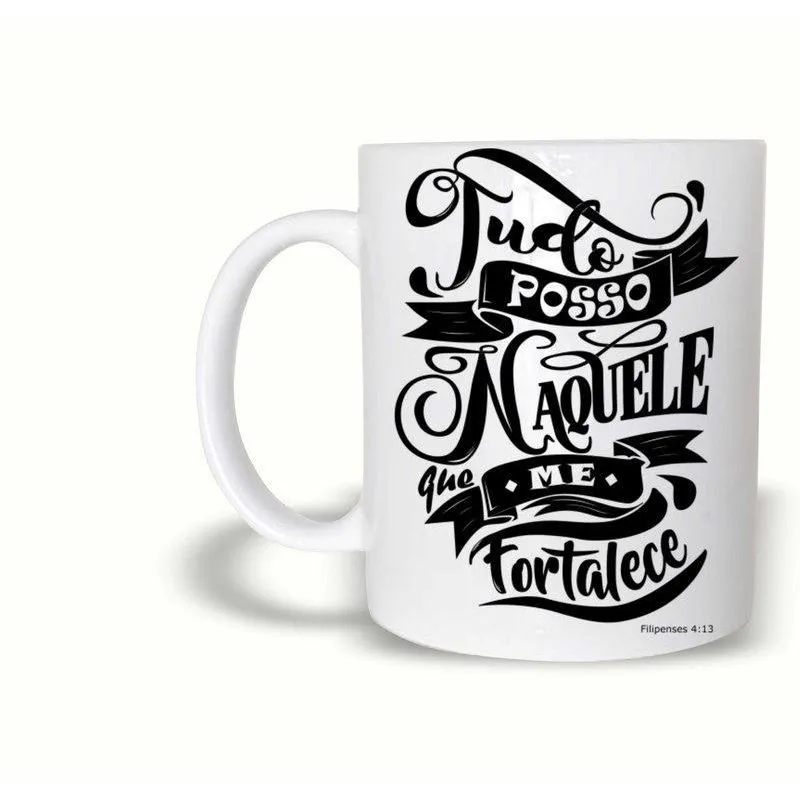 Caneca Evangélica | Porque Ele Vive