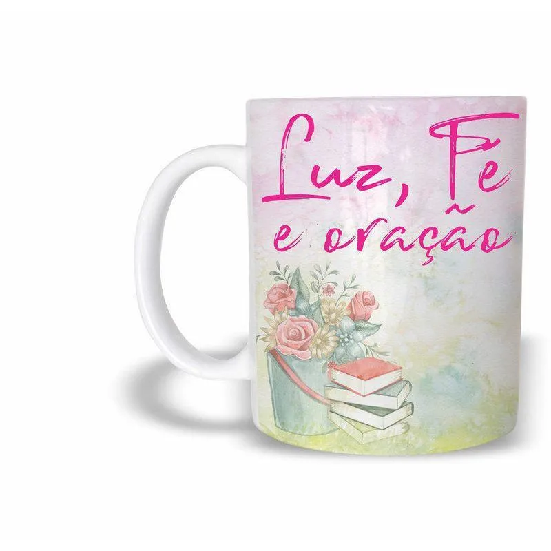 Caneca Evangélica | Deus É Bom. 325Ml Cerâmica
