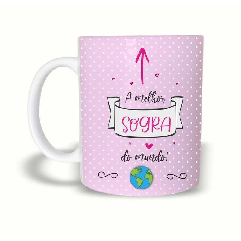 Caneca A Melhor Tia Do Mundo 325Ml Cerâmica
