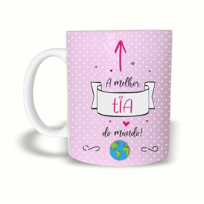 Caneca A Melhor Vovó Do Mundo 325Ml Cerâmica