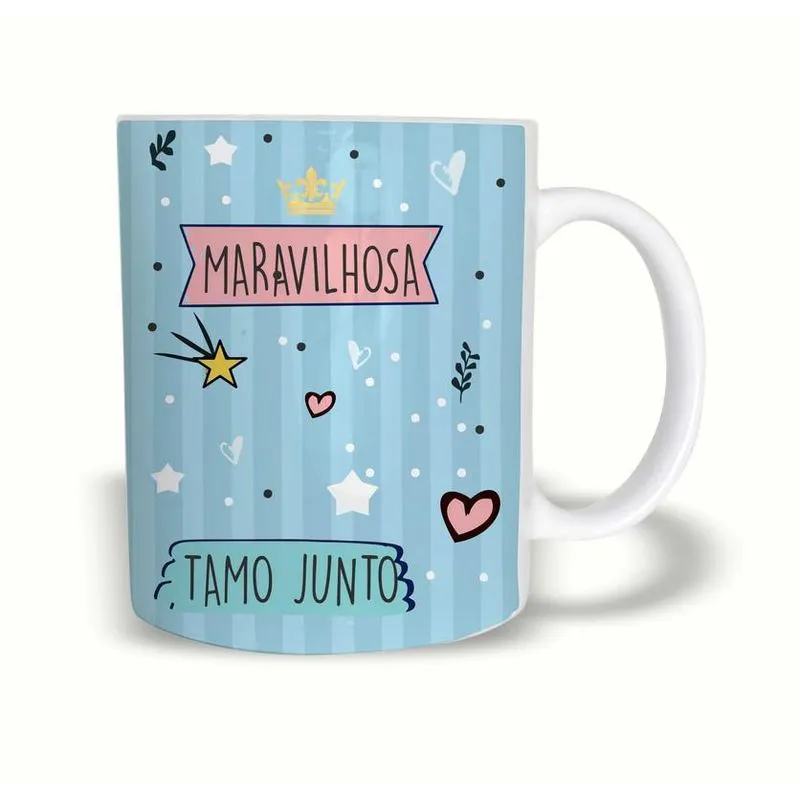 Caneca Amiga Incrível 325Ml Cerâmica