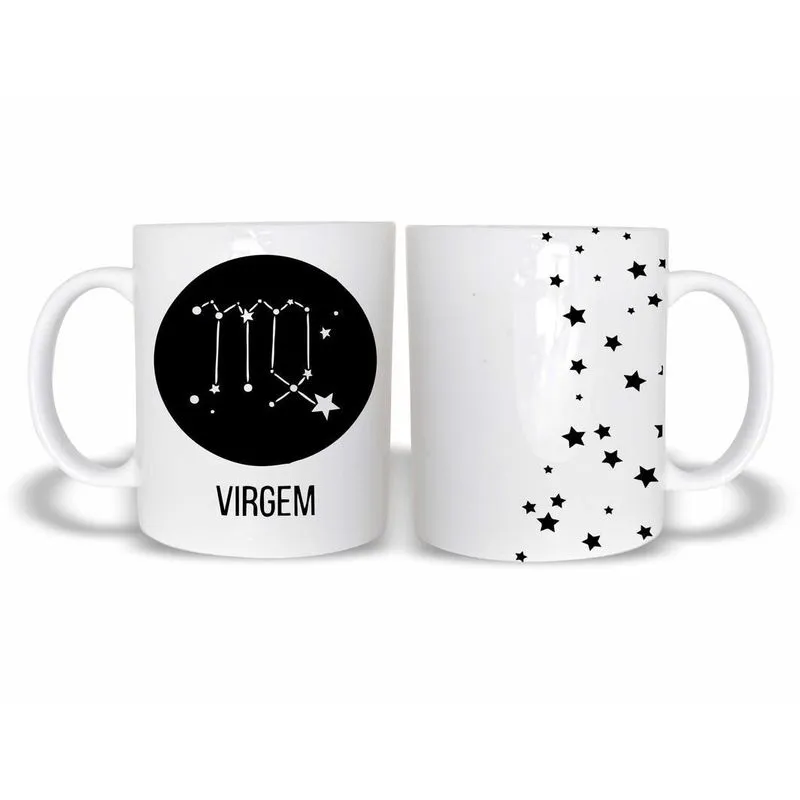 Caneca Signo Virgem 325Ml Cerâmica