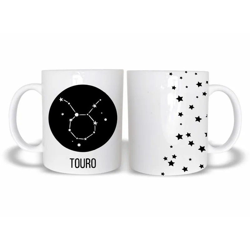 Caneca Signo Touro 325Ml Cerâmica