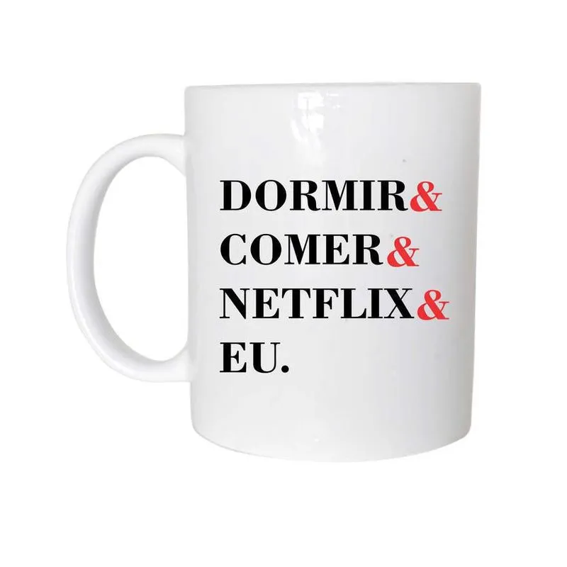 Caneca Temática Netflix Cerâmica 325Ml