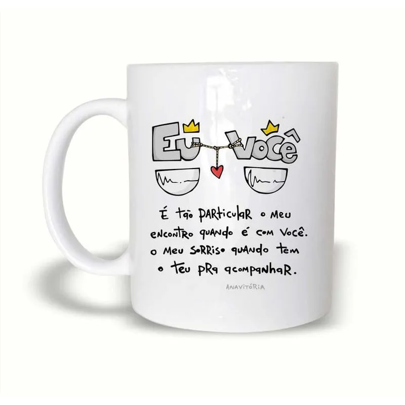 Caneca Anavitória Singular O Meu Sorriso 325Ml Polímero