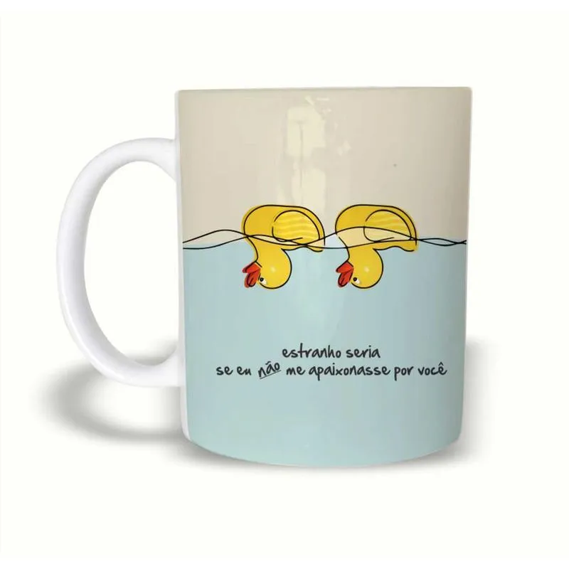 Caneca Cassia Eller Se Eu Não Me Apaixonasse 325Ml Polímero
