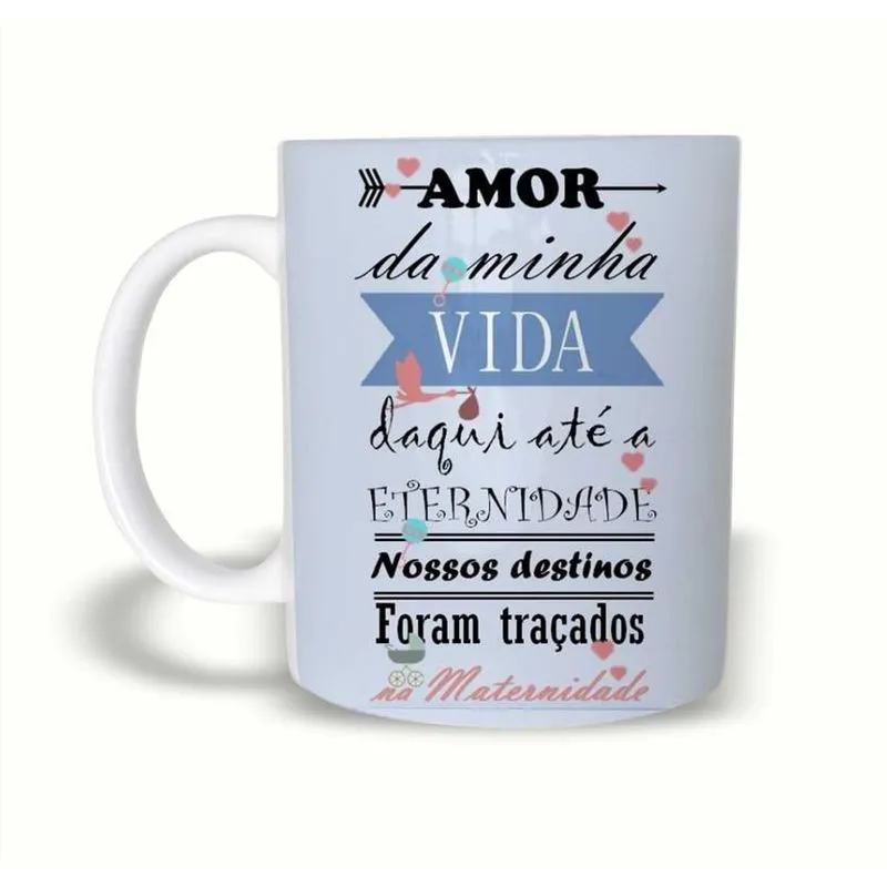 Caneca Cazuza - Amor Da Minha Vida 325Ml Polímero