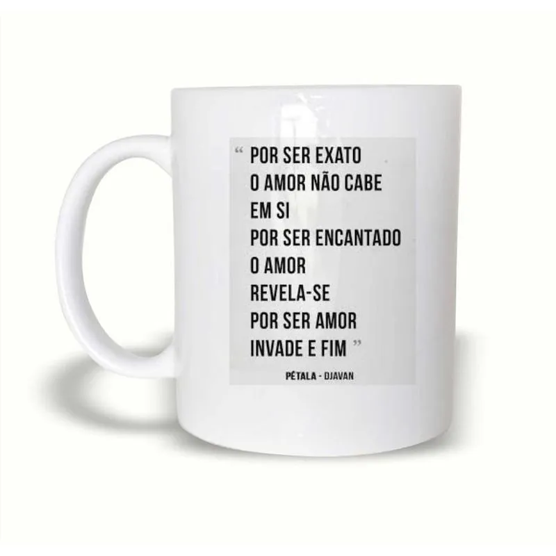 Caneca Djavan - Petala 325 Ml Polímero