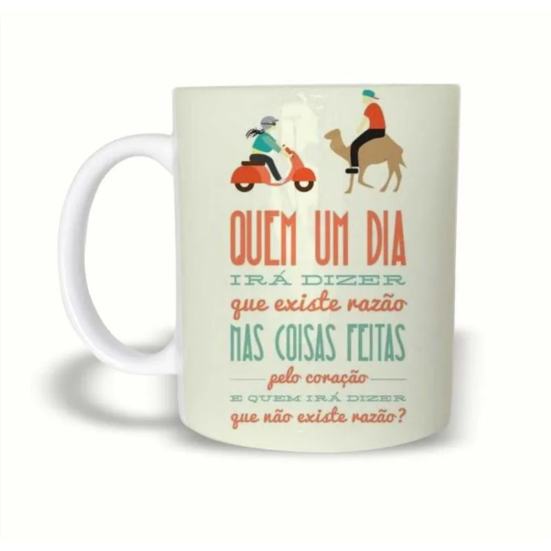 Caneca Legião Urbana Eduardo E Mônica 2. 325Ml Polímero. Caneca Legião Urbana Eduardo E Mônica 2. 325Ml Polímero