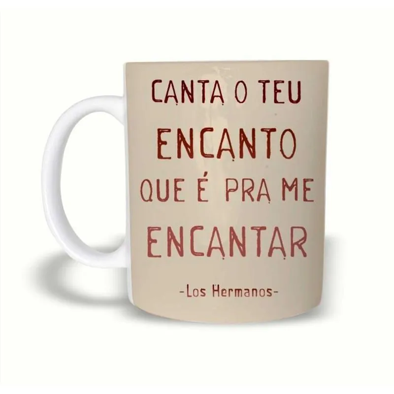 Caneca Los Hermanos Canta O Teu Canto 325Ml Polímero