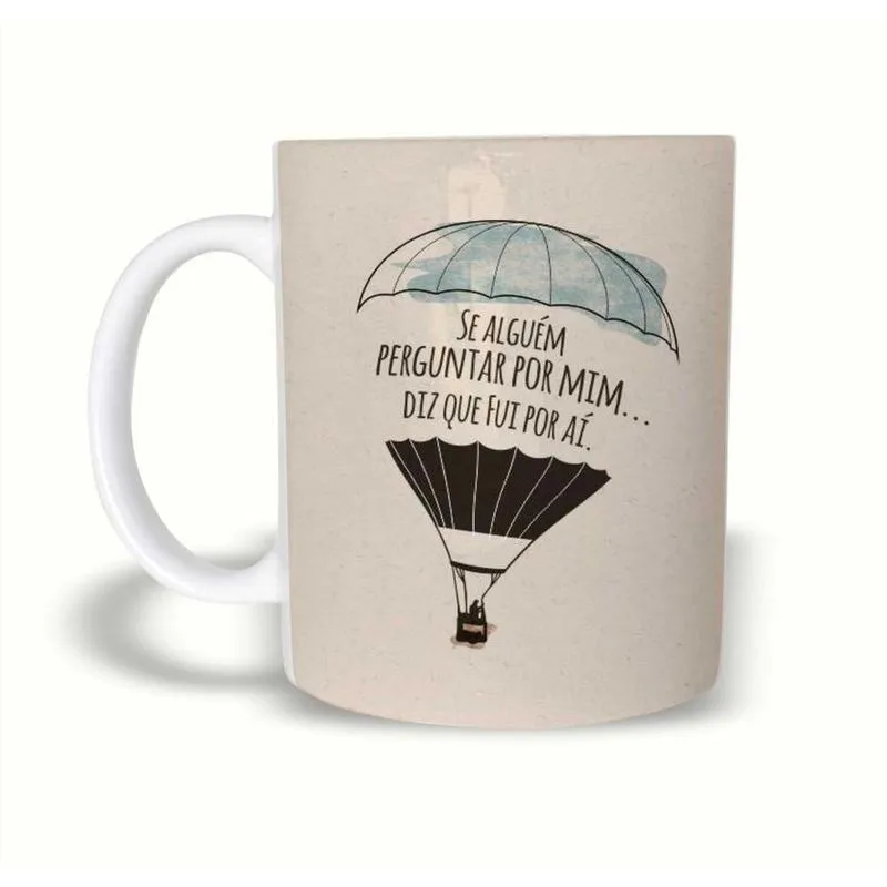 Caneca Luiz Melodia Diz Que Fui Por Aí 325Ml Polímero